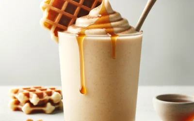 Savoring Sweetness with a Twist: Maple Waffle Milkshake Delight